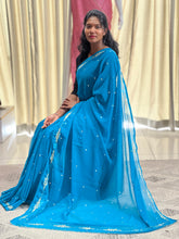 Beads & Sequence Embroidery Detailed Georgette Saree | RP570