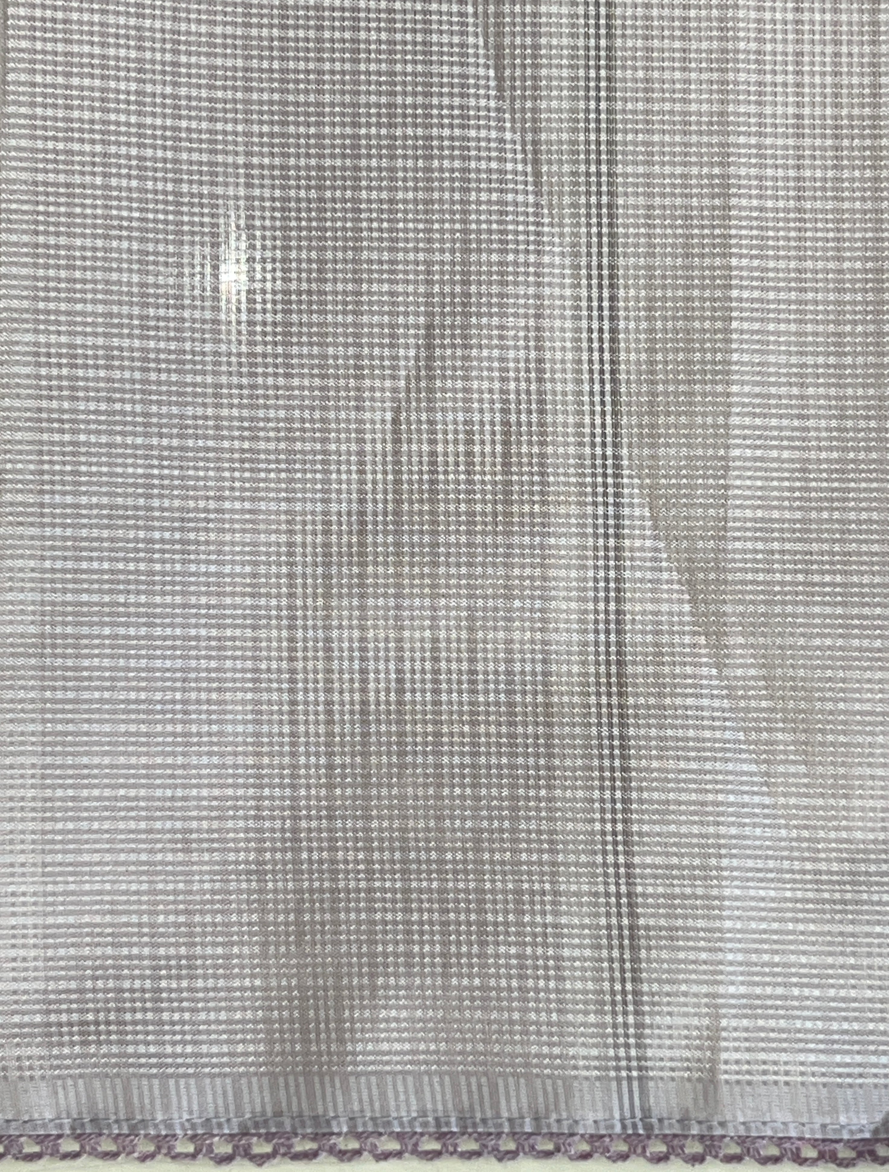 Floral Machine Embroidery Detailed Silky Kota Saree | PKS117