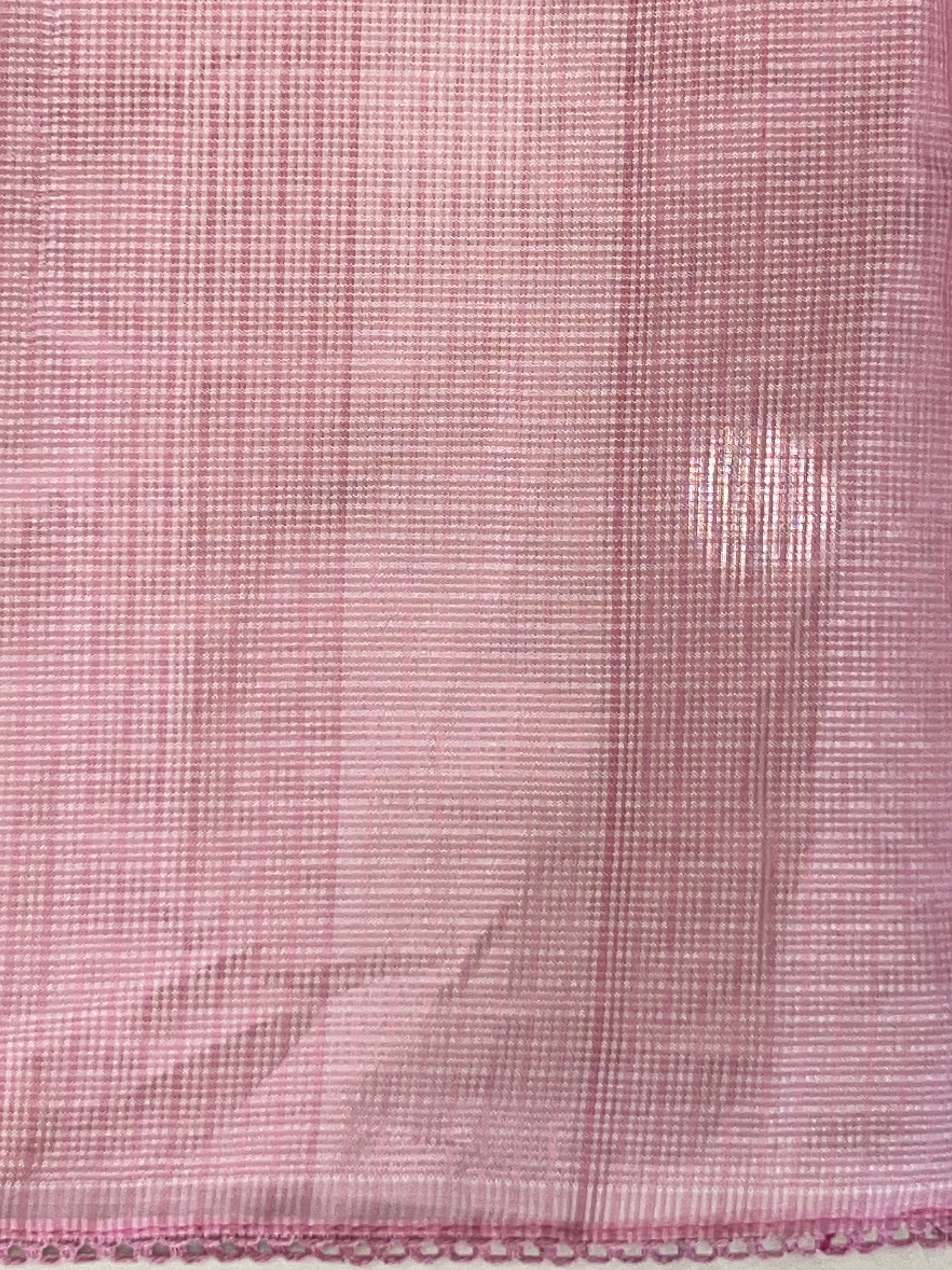 Floral Machine Embroidery Detailed Silky Kota Saree | PKS114