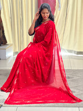 Beads & Sequence Embroidery Detailed Georgette Saree | RP569