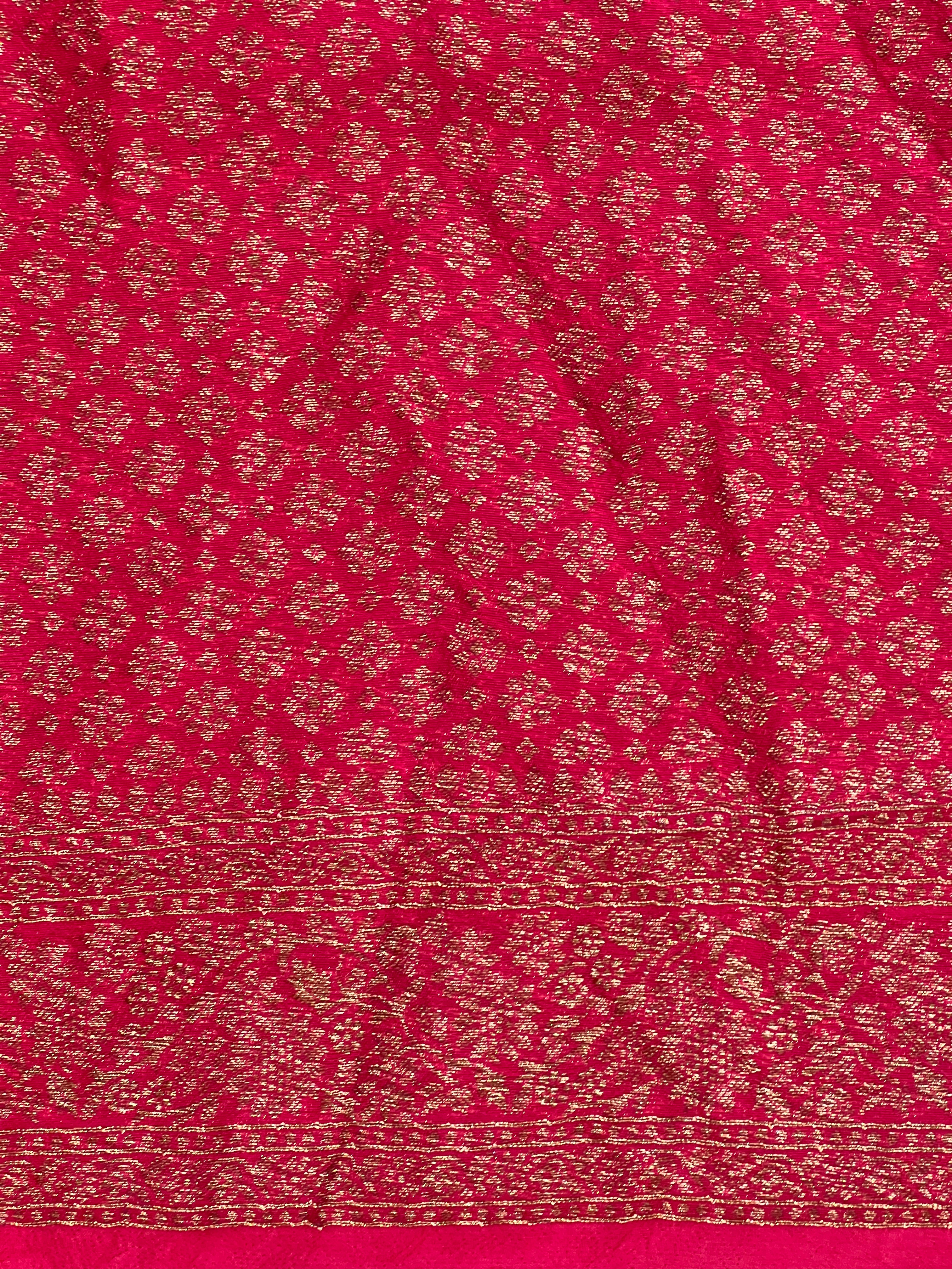 Banarasi & Bandhani Detailed Semi Tussar Saree | YNG1124