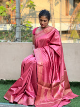 Zari Border Blended Tussar Saree | SK285