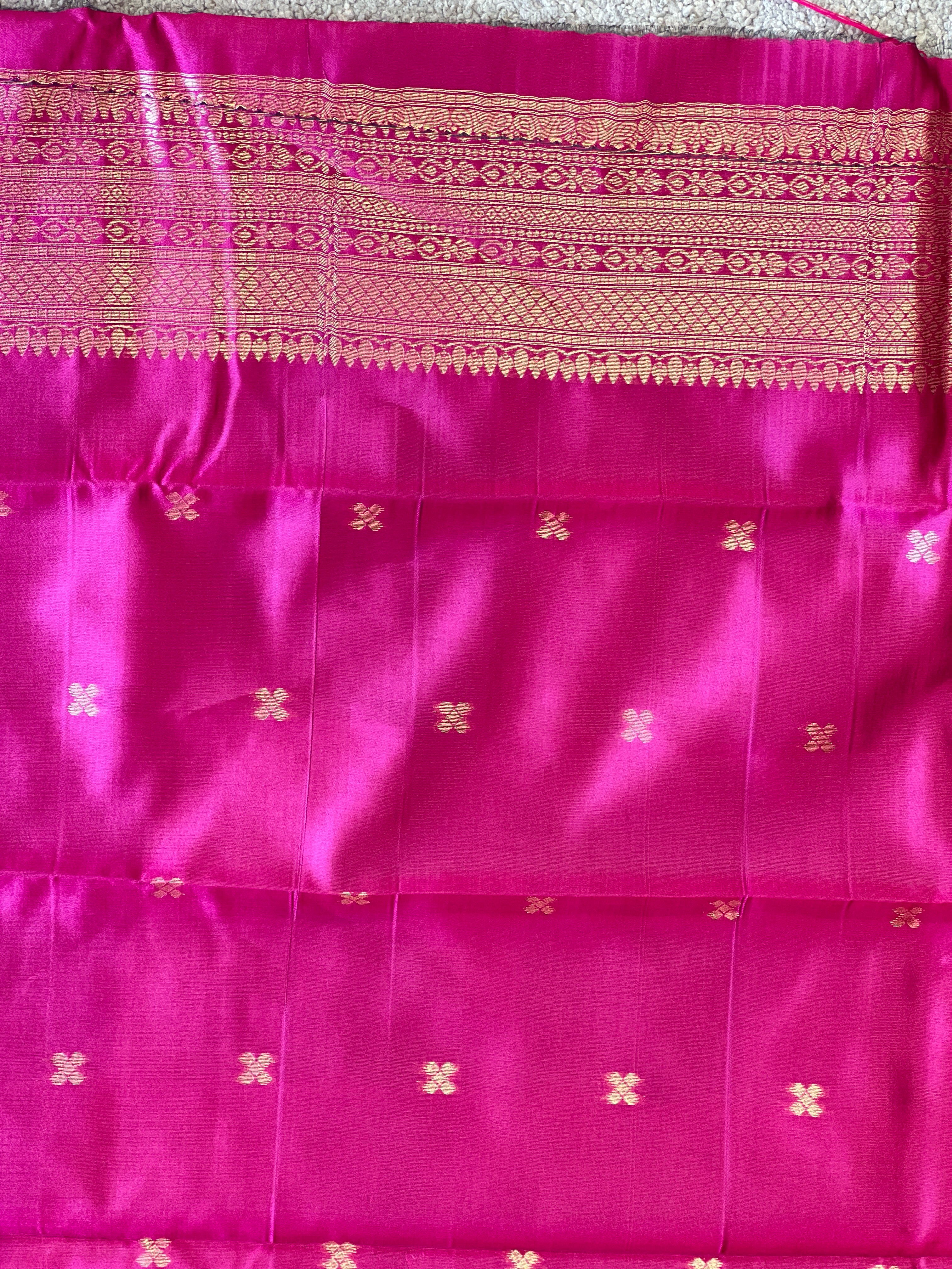 Zari Weaved Semi Silk Saree | KAC224