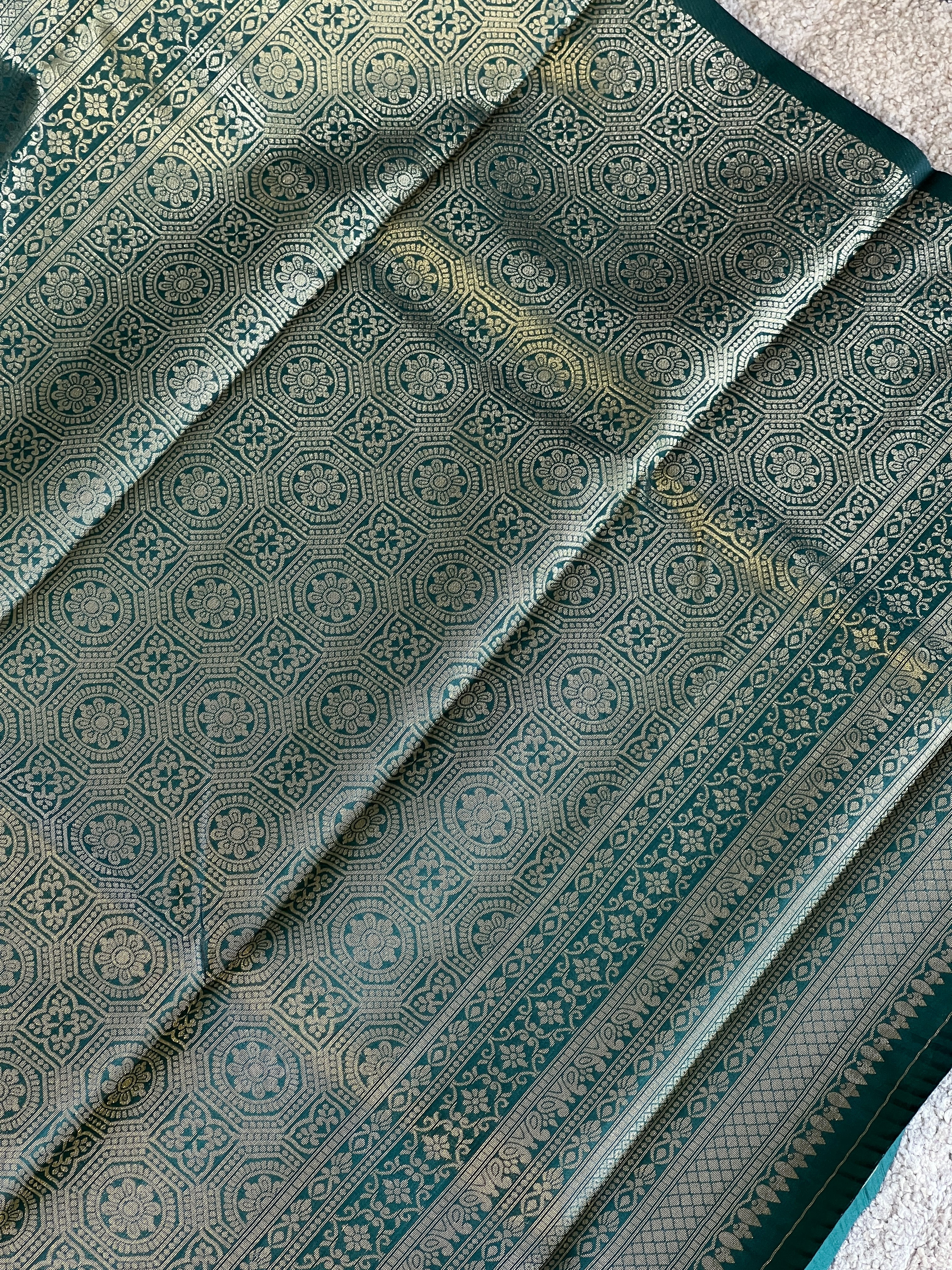 Zari Weaved Semi Silk Saree | KAC226