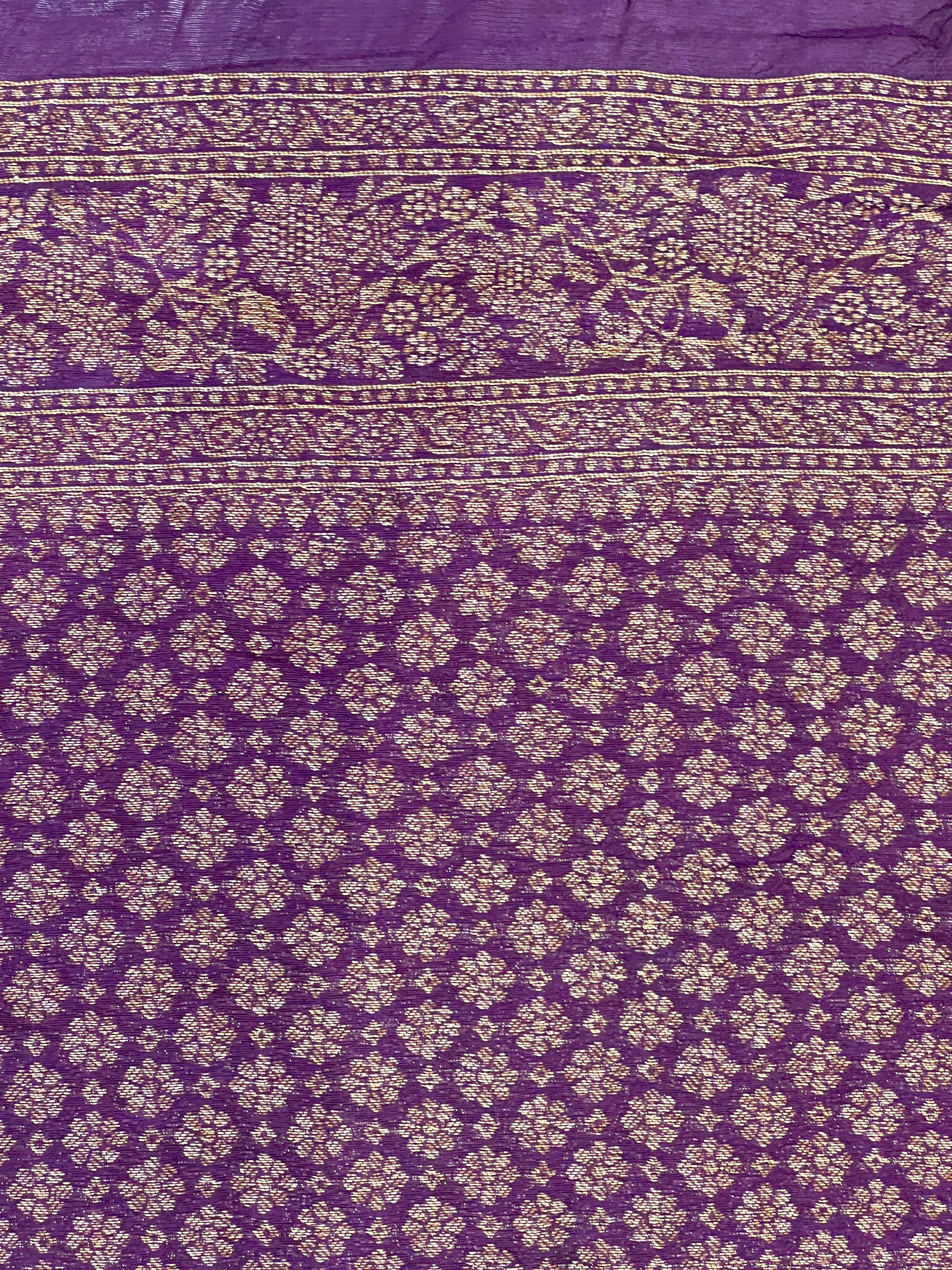 Banarasi & Bandhani Detailed Semi Tussar Saree | YNG1125