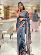 Printed Pattern Semi Modal Saree | HT112