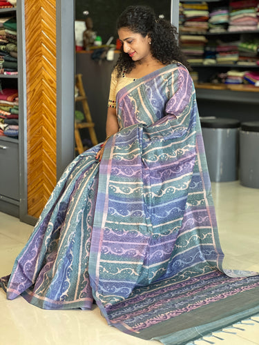 Printed Design Semi Silk Saree | GMS140