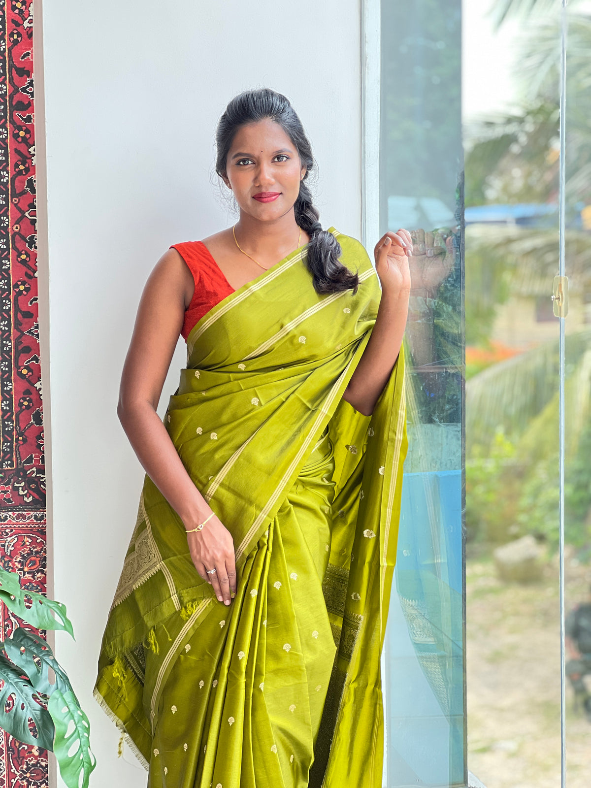 Rettapet Bordered Semi Silk Saree | MAS106