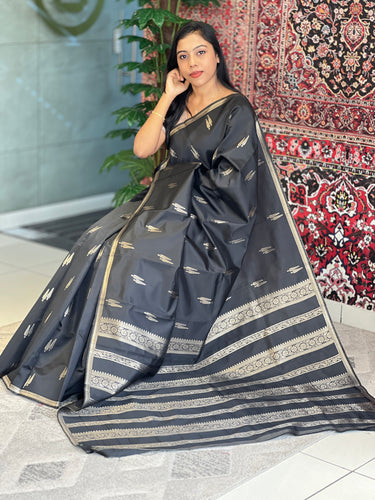 Zari Weaved Semi Silk Saree | KAC232