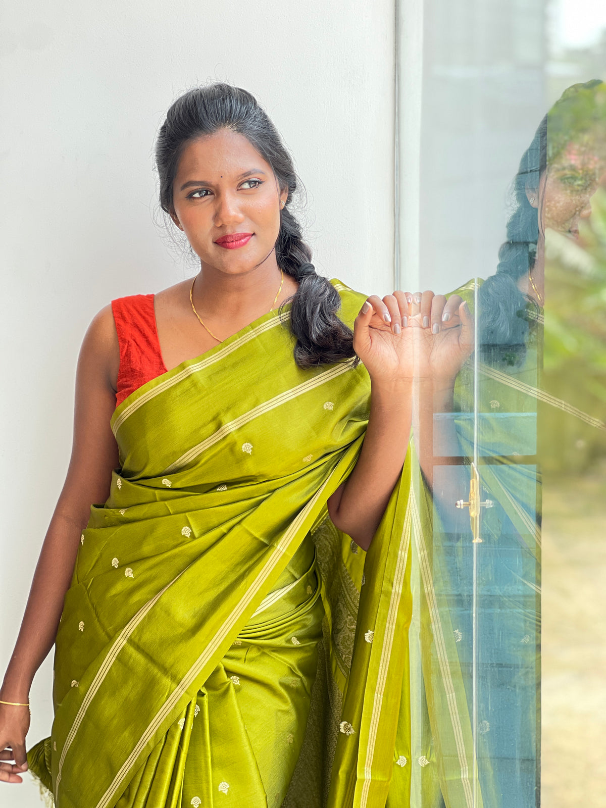 Rettapet Bordered Semi Silk Saree | MAS106
