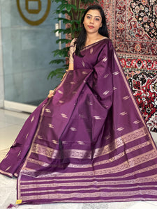 Zari Weaved Semi Silk Saree | KAC234