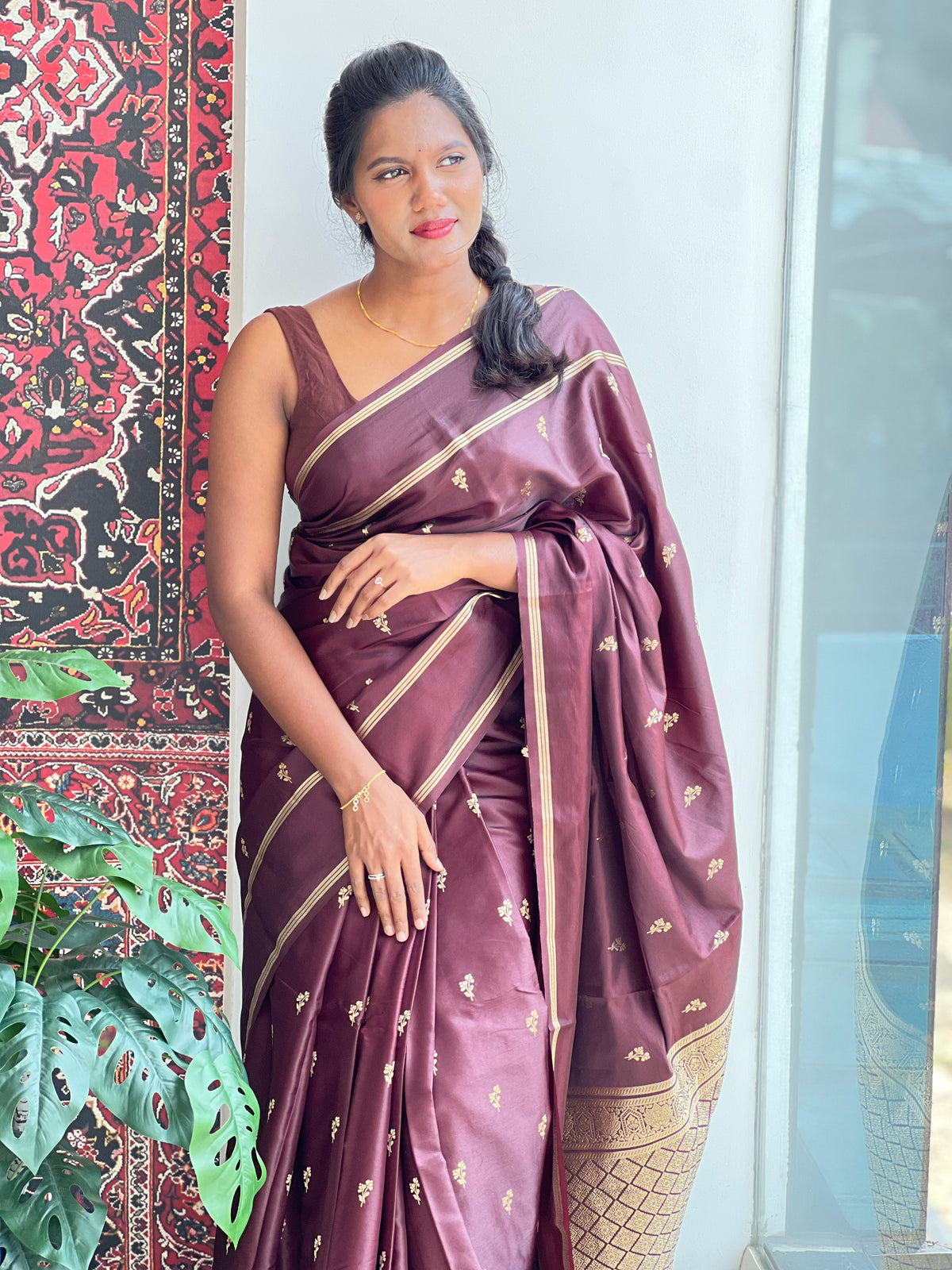 Rettapet Bordered Semi Silk Saree | MAS120