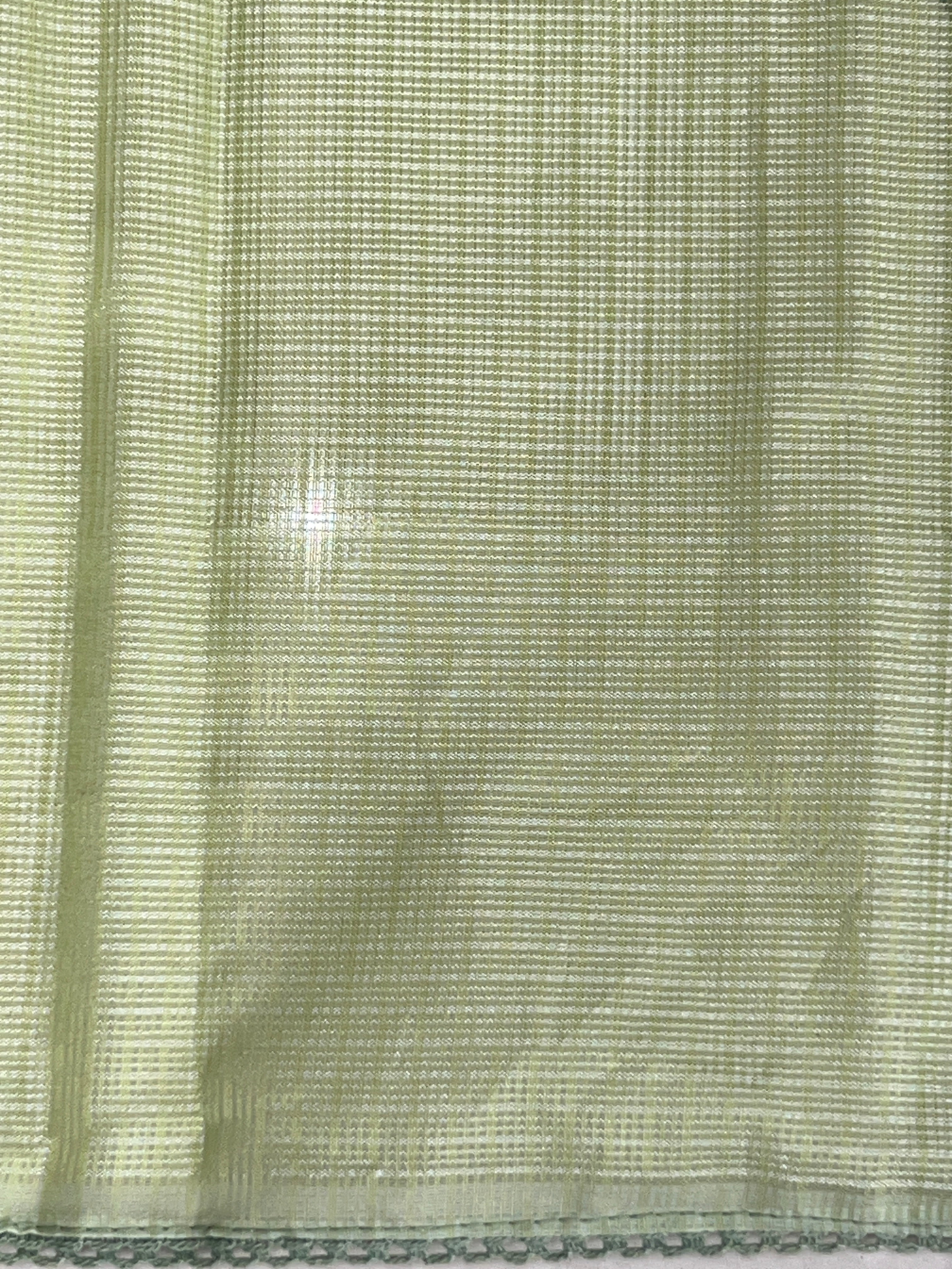 Floral Machine Embroidery Detailed Silky Kota Saree | PKS115