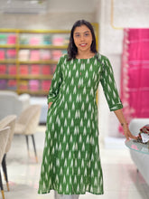 Ikat Inspired  Cotton Kurta |  DIL118
