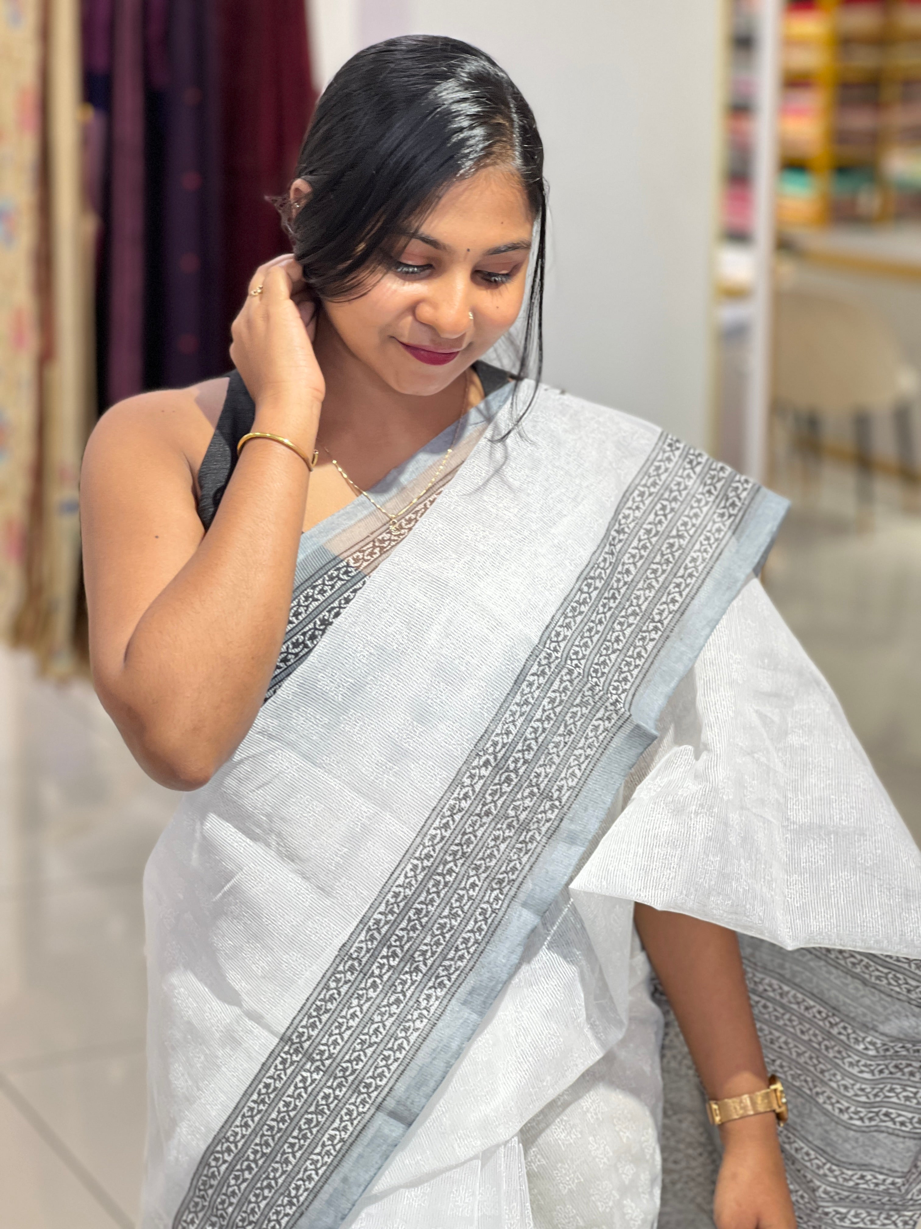 Printed Supernet Kota Saree | JSC104