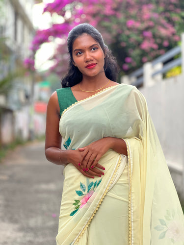 Digital Printed  Georgette Saree | HT119