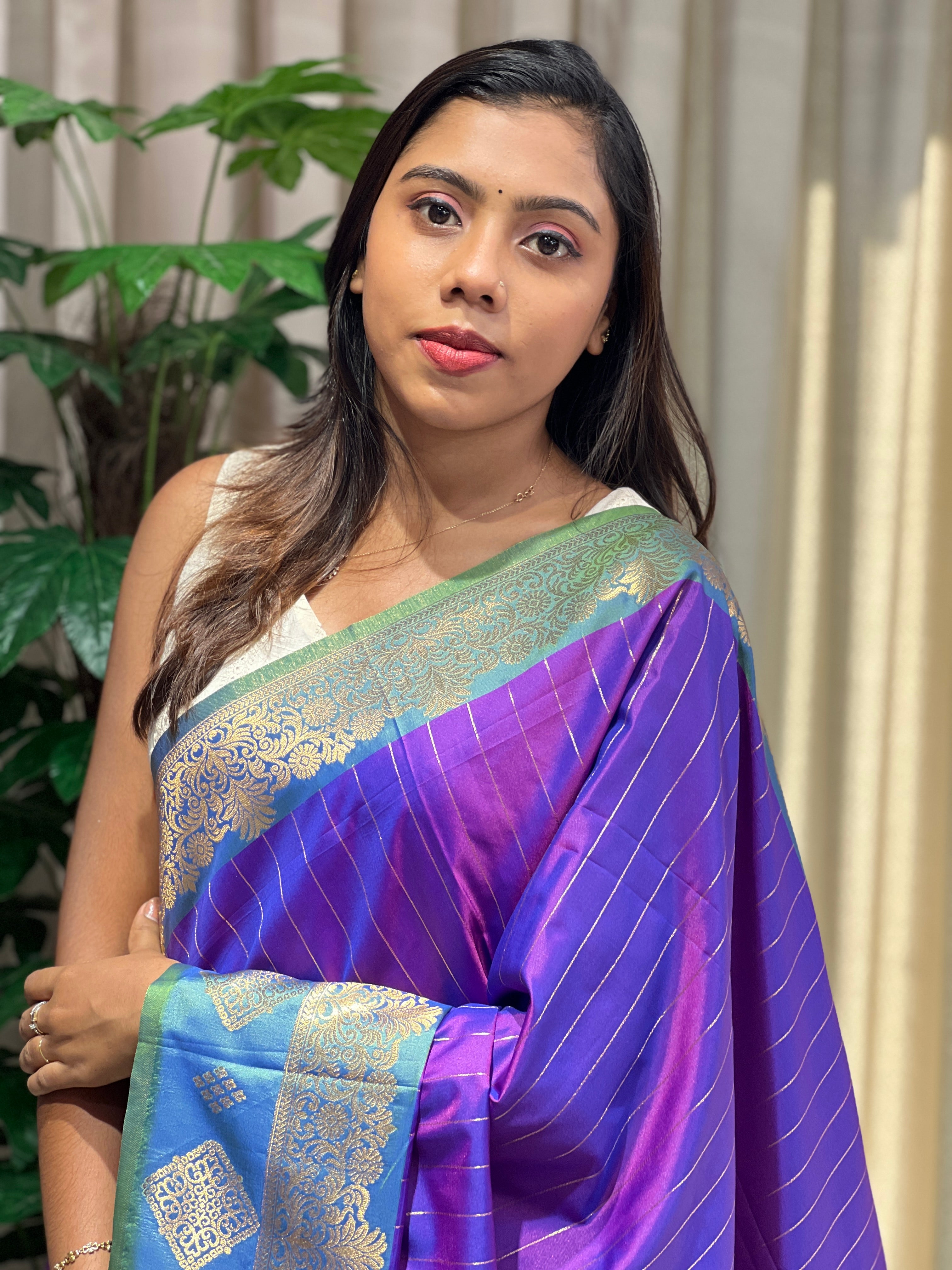 Traditional Zari Woven Semi Silk Saree | HT316