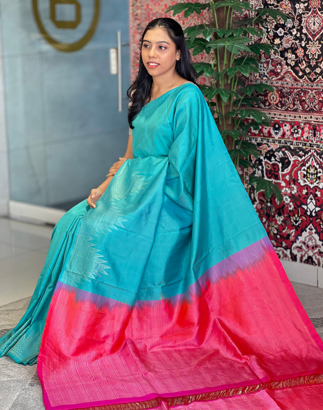 Zari Woven Traditional Patterned Soft Silk Saree | AH682