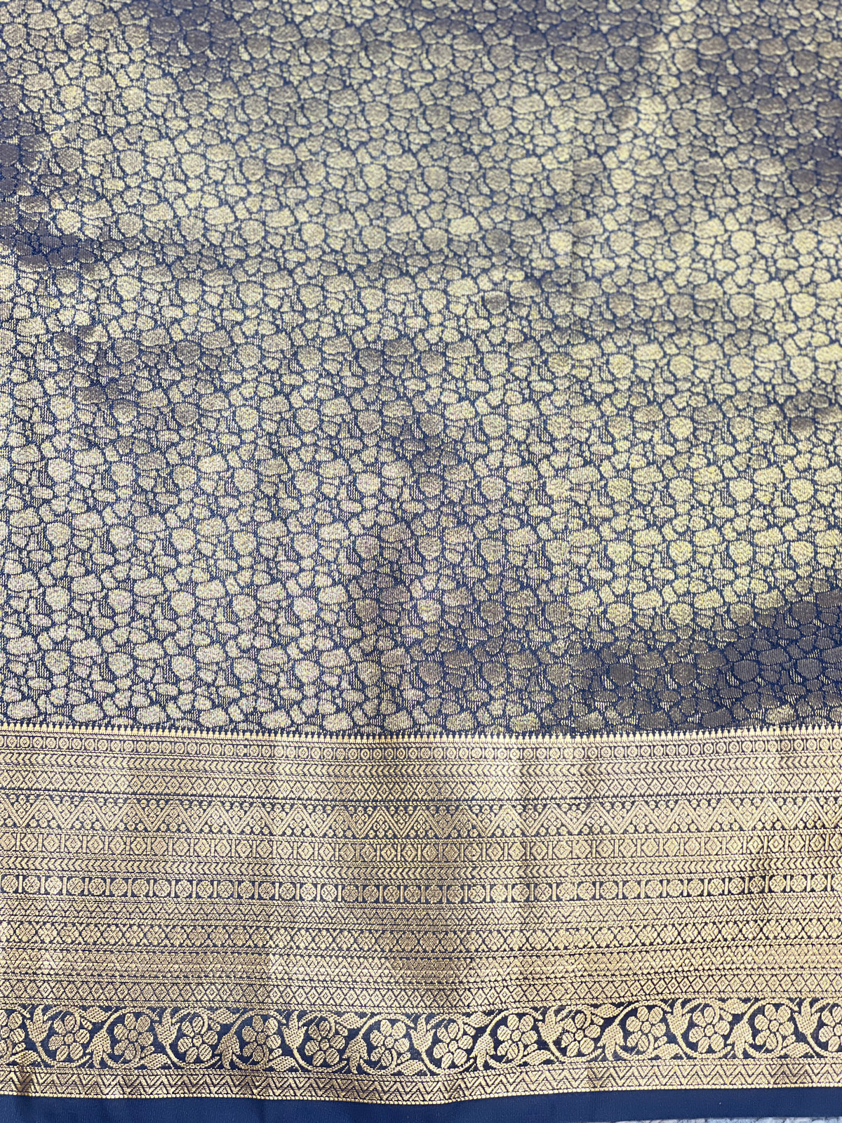Geometrical Weaving Pattern Semi Silk Saree | RVS215