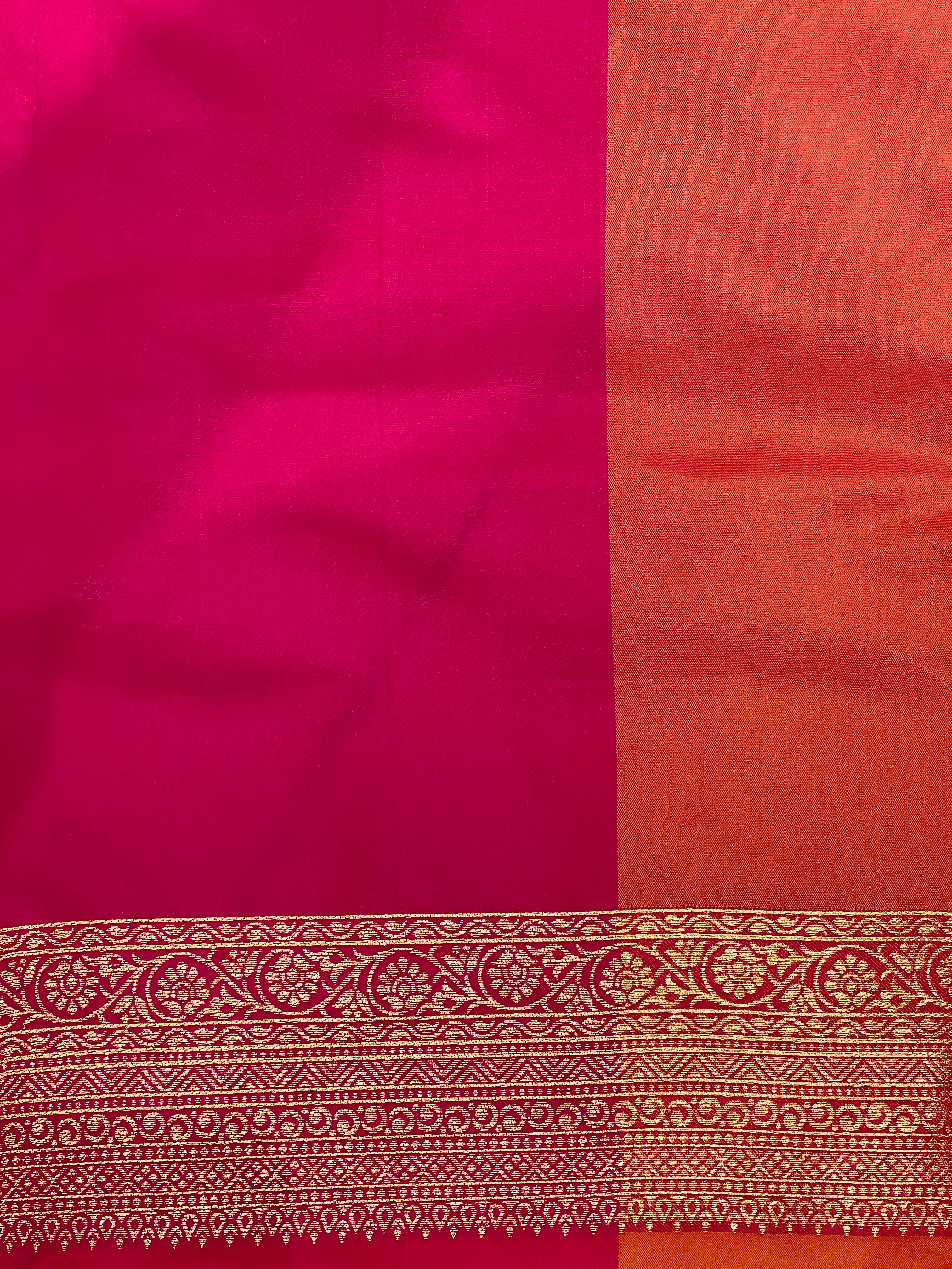Traditional Zari Woven Semi Silk Saree | HT323