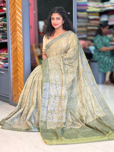 Printed Design Chanderi Saree | YNG325