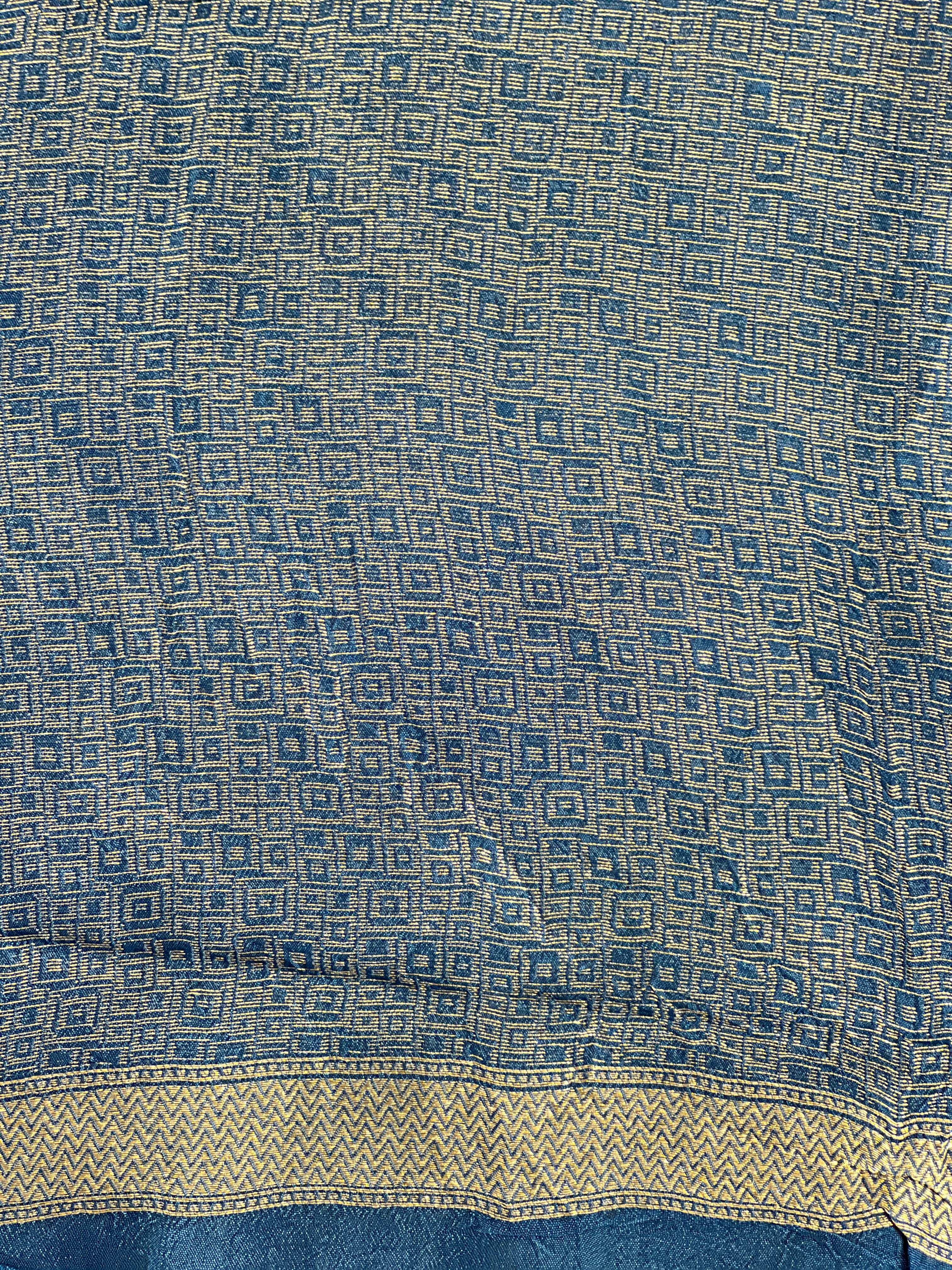 Geometric Woven Pattern Semi Tussar Saree | RS147