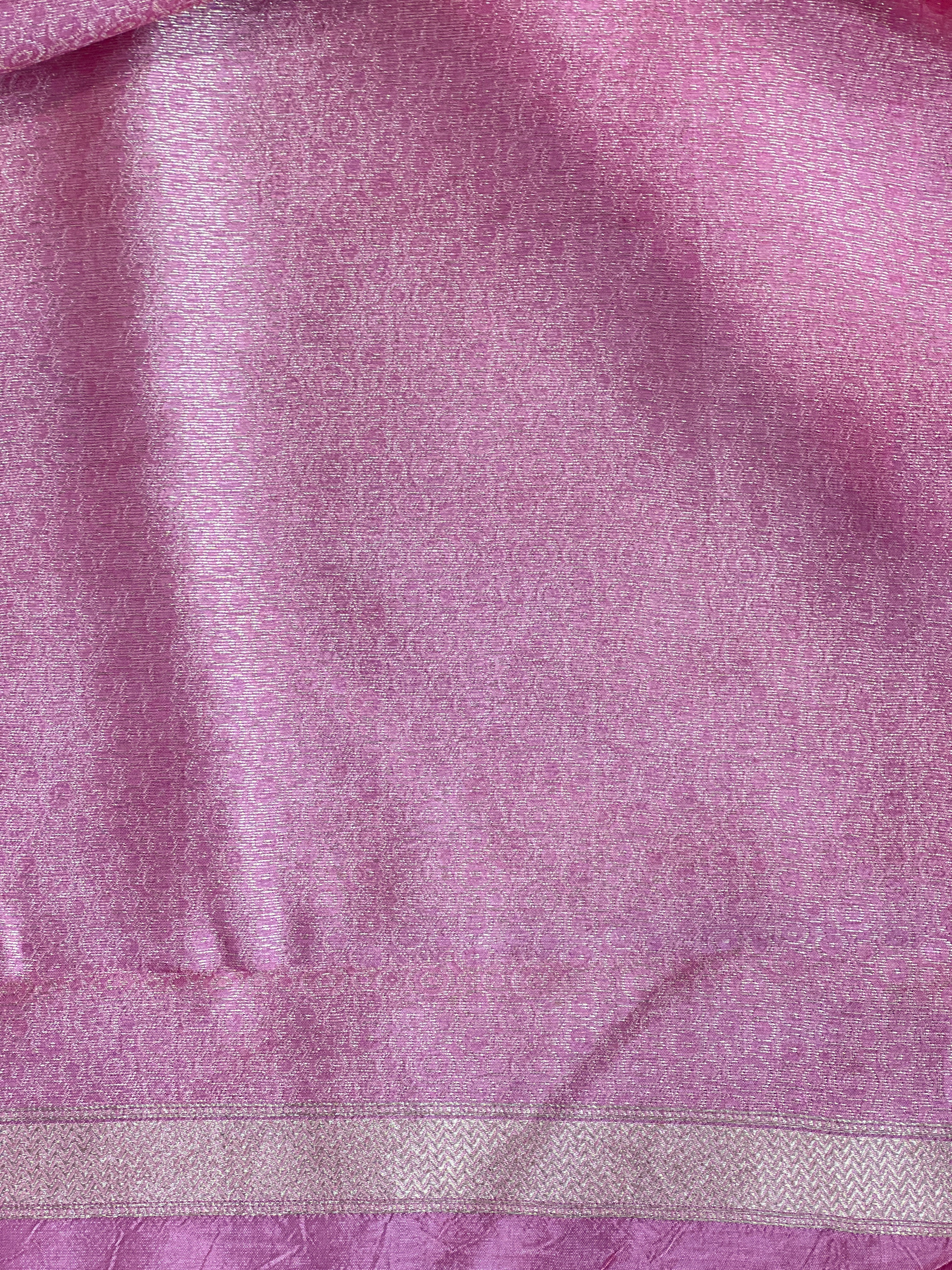 Geometric Woven Pattern Semi Tussar Saree | RS144