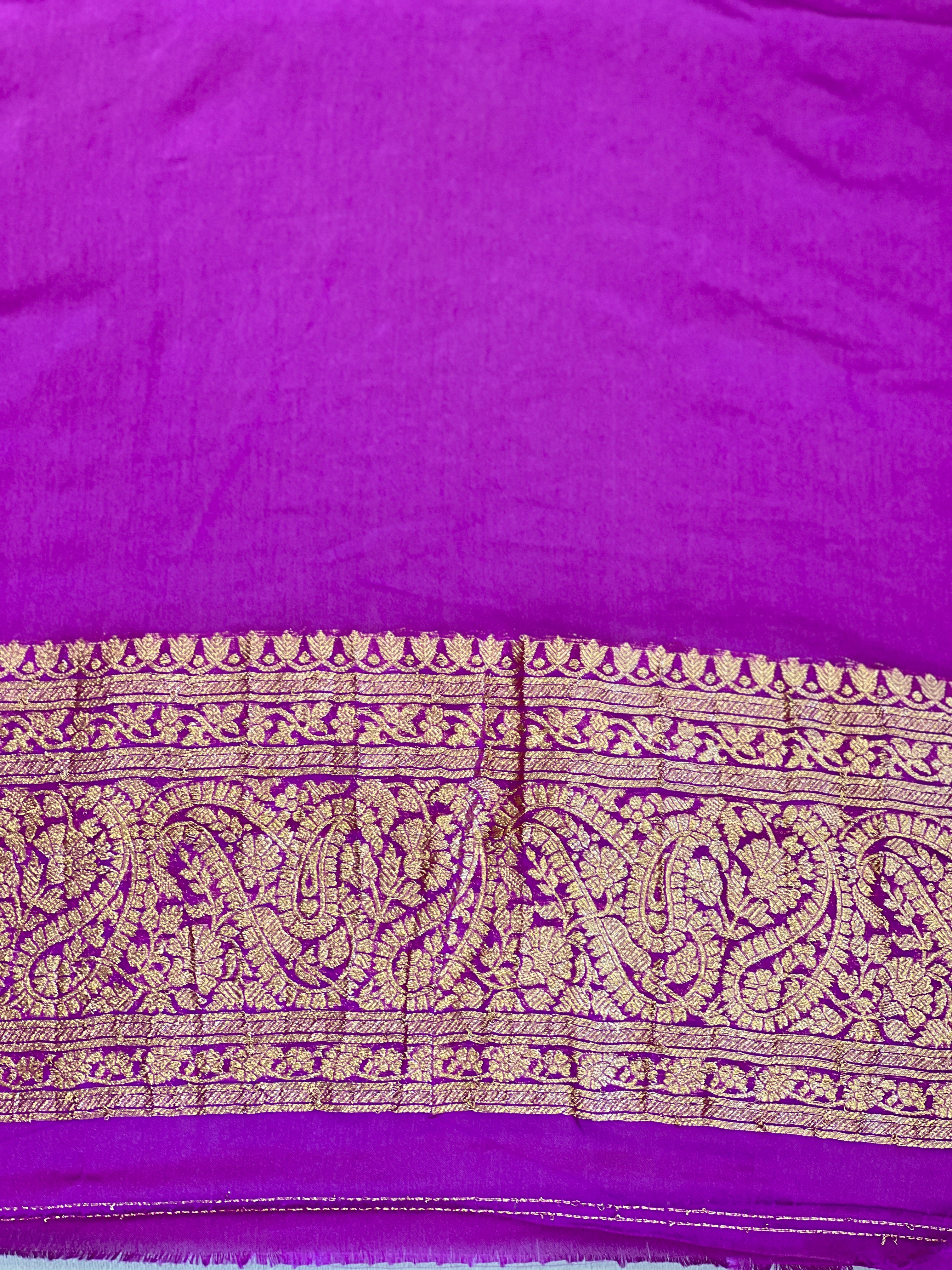 Buta Woven Pattern Georgette Crepe Finish Saree | RS167