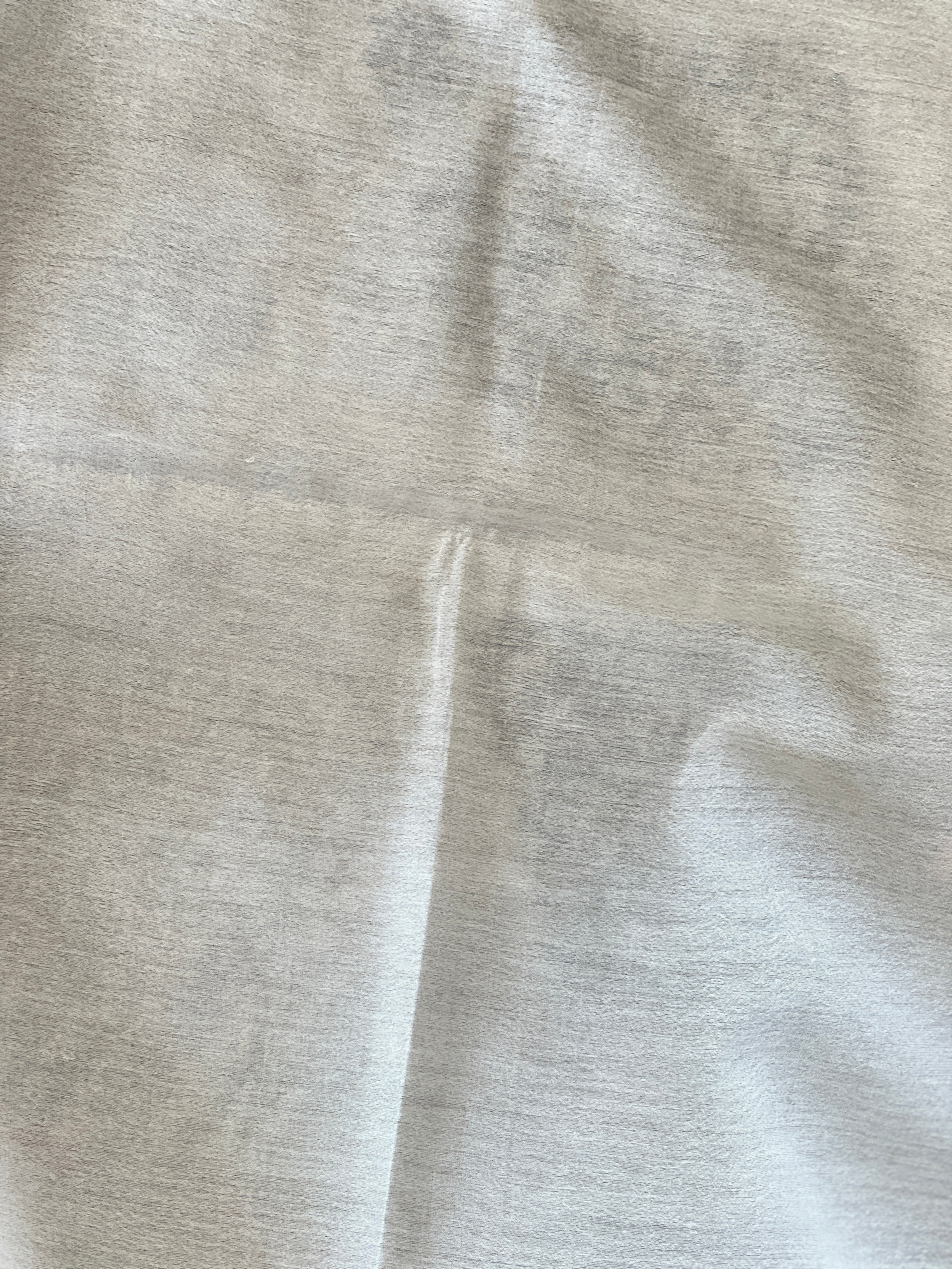 Thread Weaving Pattern Bhagalpuri Linen Saree | NHH502
