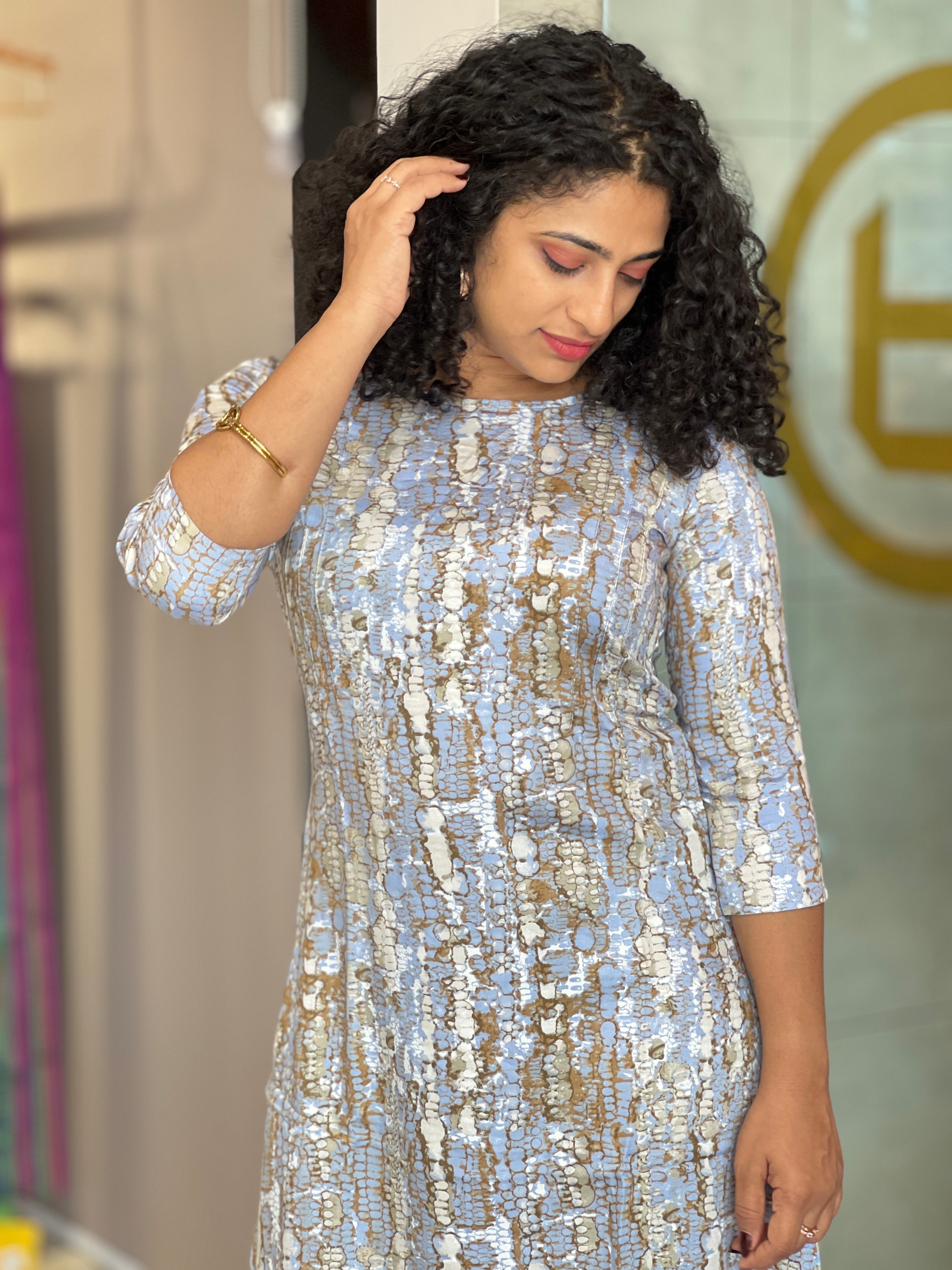 Printed Muslin Finish Kurta | RAD101