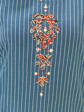 Kantha With Ajrak Patch Detailed Cotton Kurta | DIL138