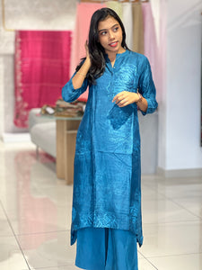 Floral Printed Muslin Finish Top & Bottom | DIL145