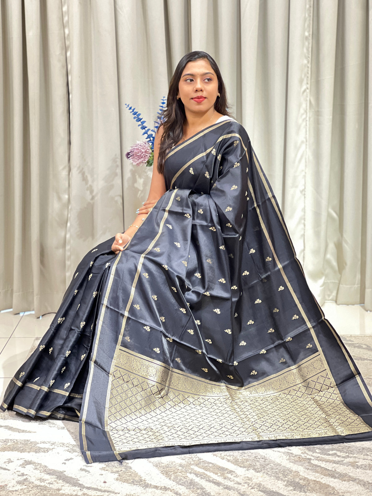 Rettapet Bordered Semi Silk Saree  | MAS118