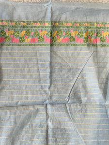 Jamdani Weaved Lotus Detailed Bagalpuri Linen Saree | SSN208