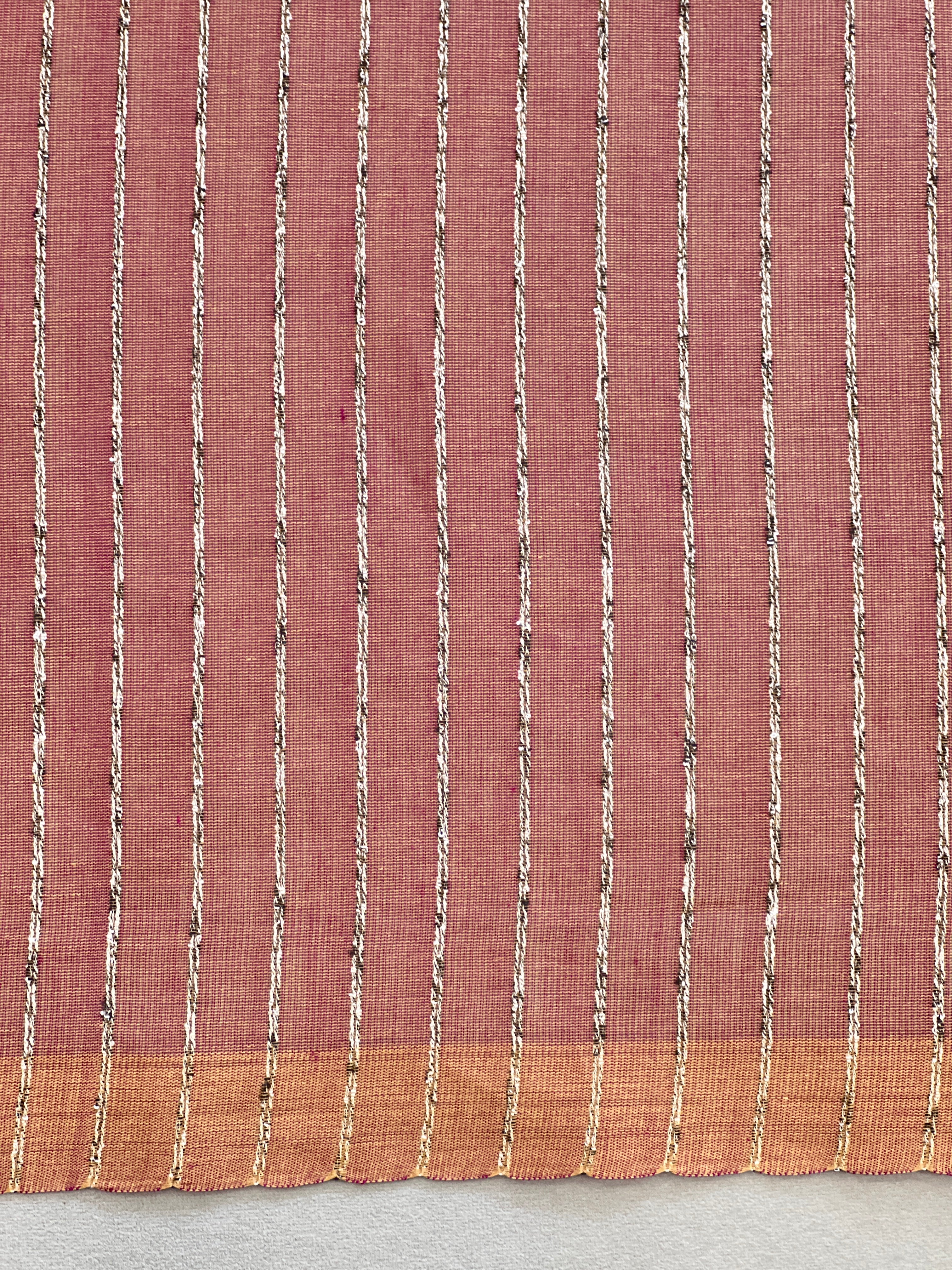 Machine Embroidered Cotton Saree | RVS113