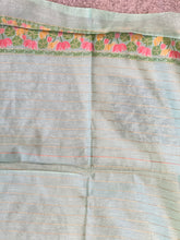 Jamdani Weaved Lotus Detailed Bagalpuri Linen Saree | SSN212