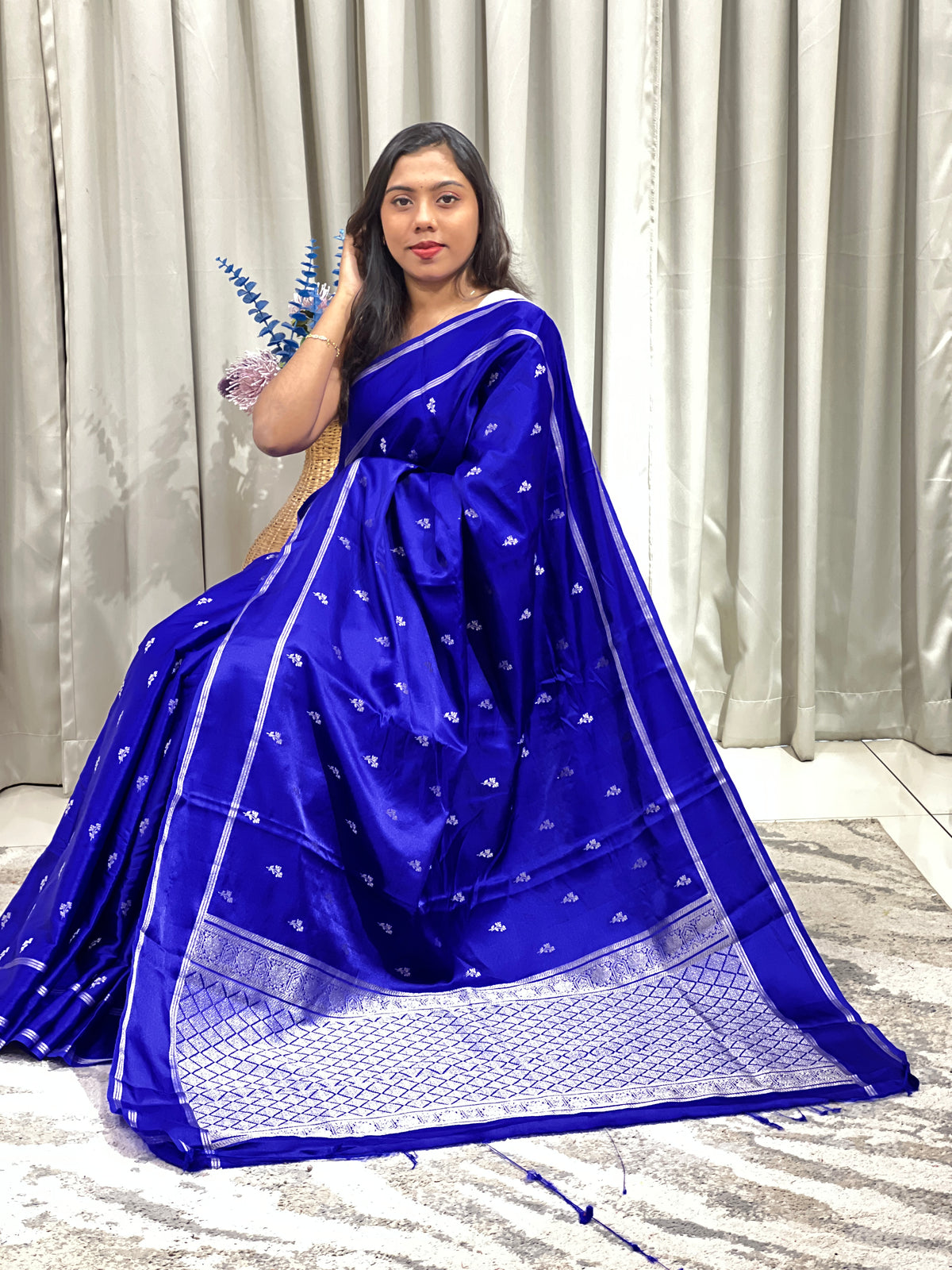 Rettapet Bordered Semi Silk Saree | MAS124