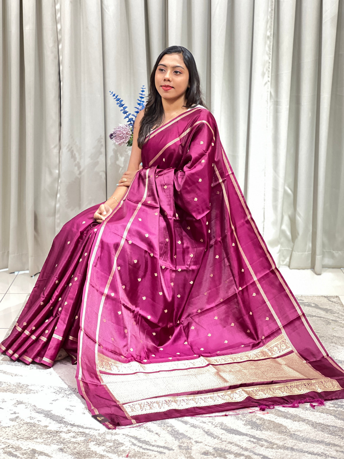 Rettapet Bordered Semi Silk Saree | MAS101