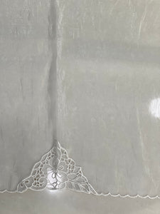 Placement Cut Work Detailed Glass Organza Saree | BLD499