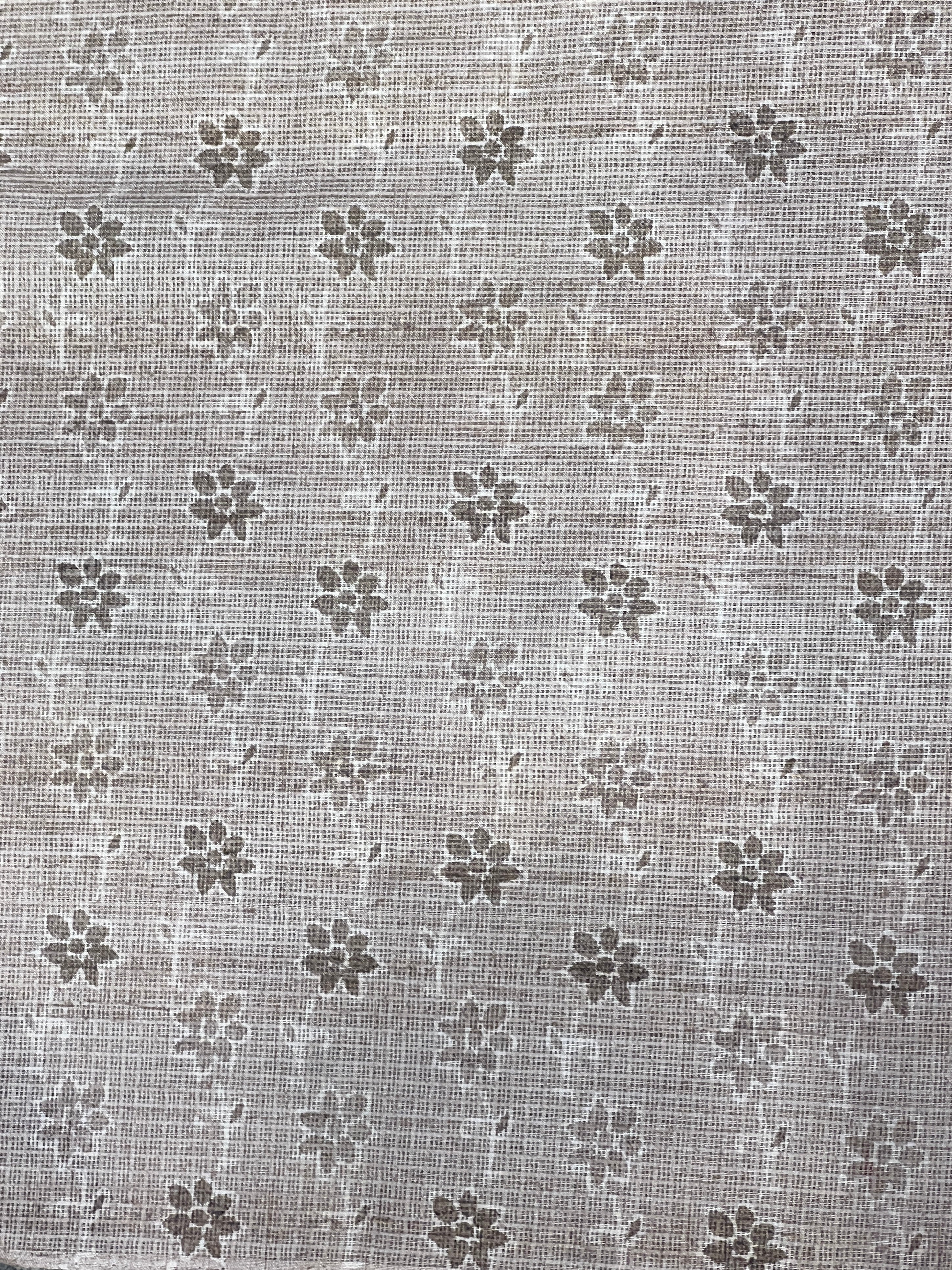 Floral Machine Embroidery Detailed Silky Kota Saree | BLD2084