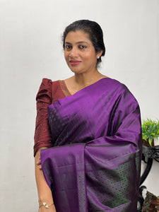 Chakra Weaving Pattern Soft Silk Kanchipuram Saree | TT125