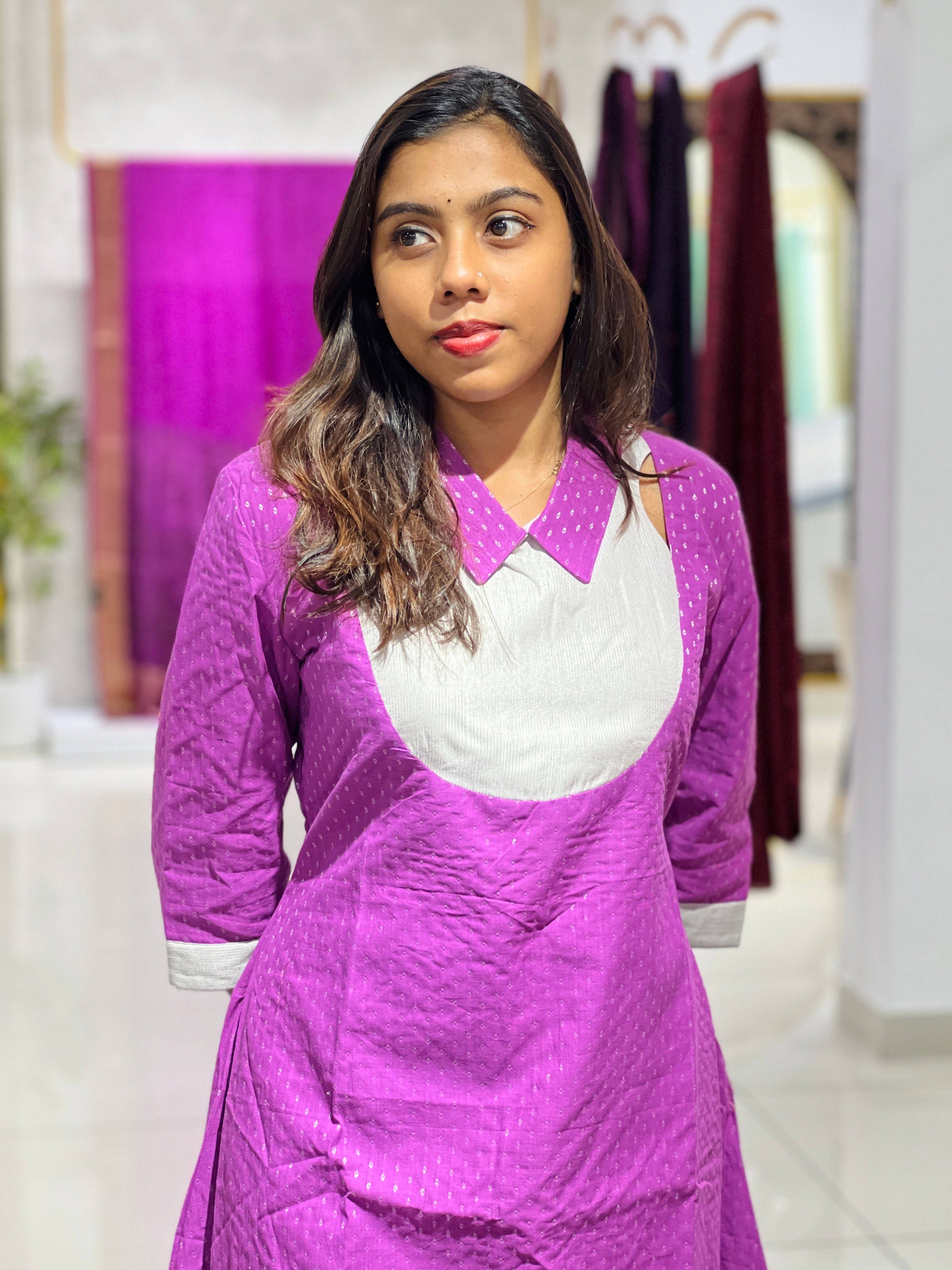 A-Line Cotton Kurta | DNT890