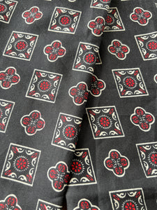 Printed Patch Detailed Kerala Cotton Saree | KAC209