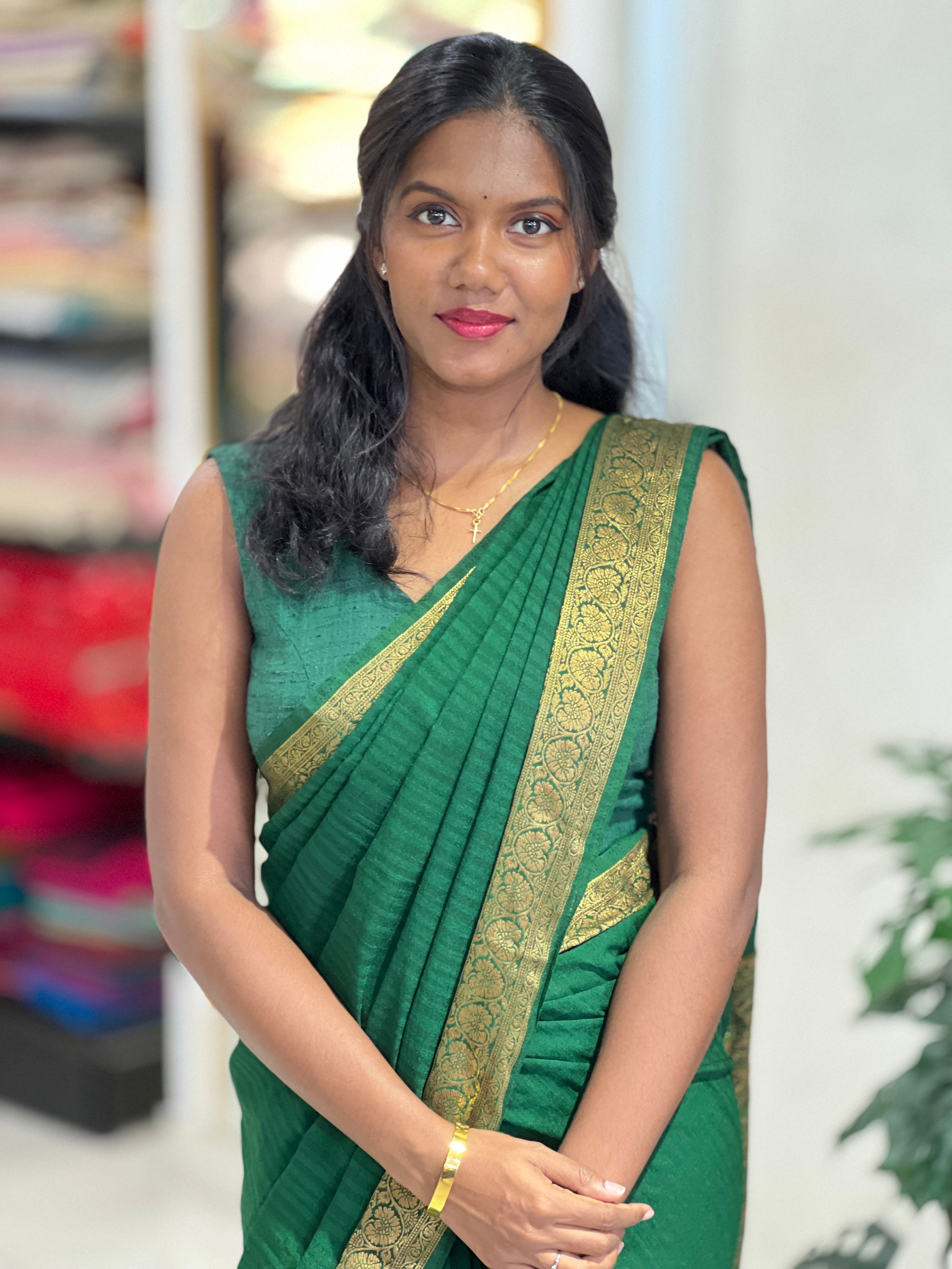Thread & Zari Woven Tussar Banarasi Saree | YNG1121