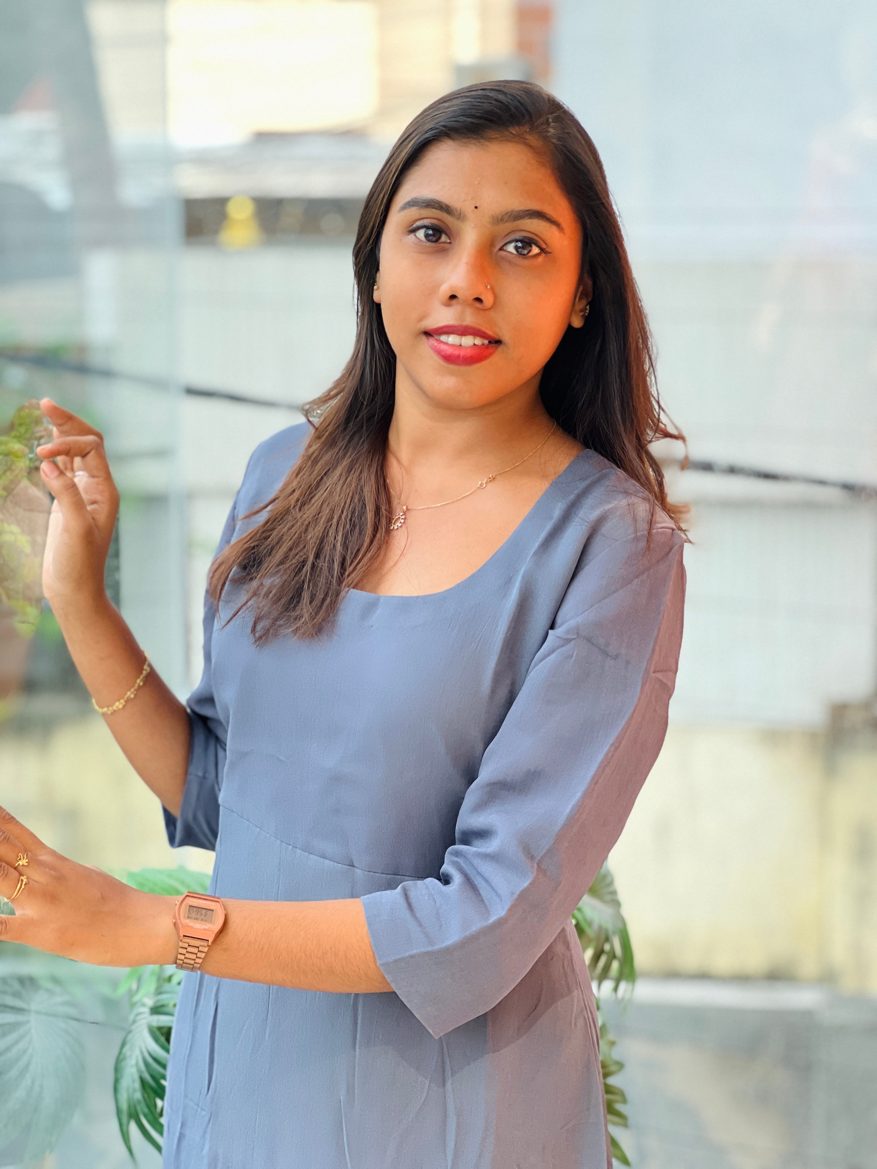 A-Line Georgette Kurta | DNT892