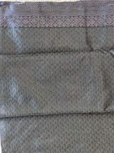 Silver Zari & Thread Weaving Floral Patterned Semi Silk Saree | HT144