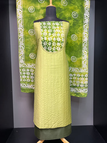 Batik Printed  Chanderi Salwar Set | SD109