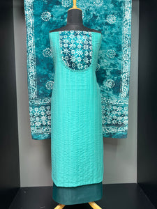 Batik Printed Chanderi Salwar Set | SD110