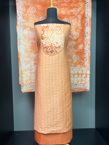 Batik Printed Chanderi Salwar Set| SD111