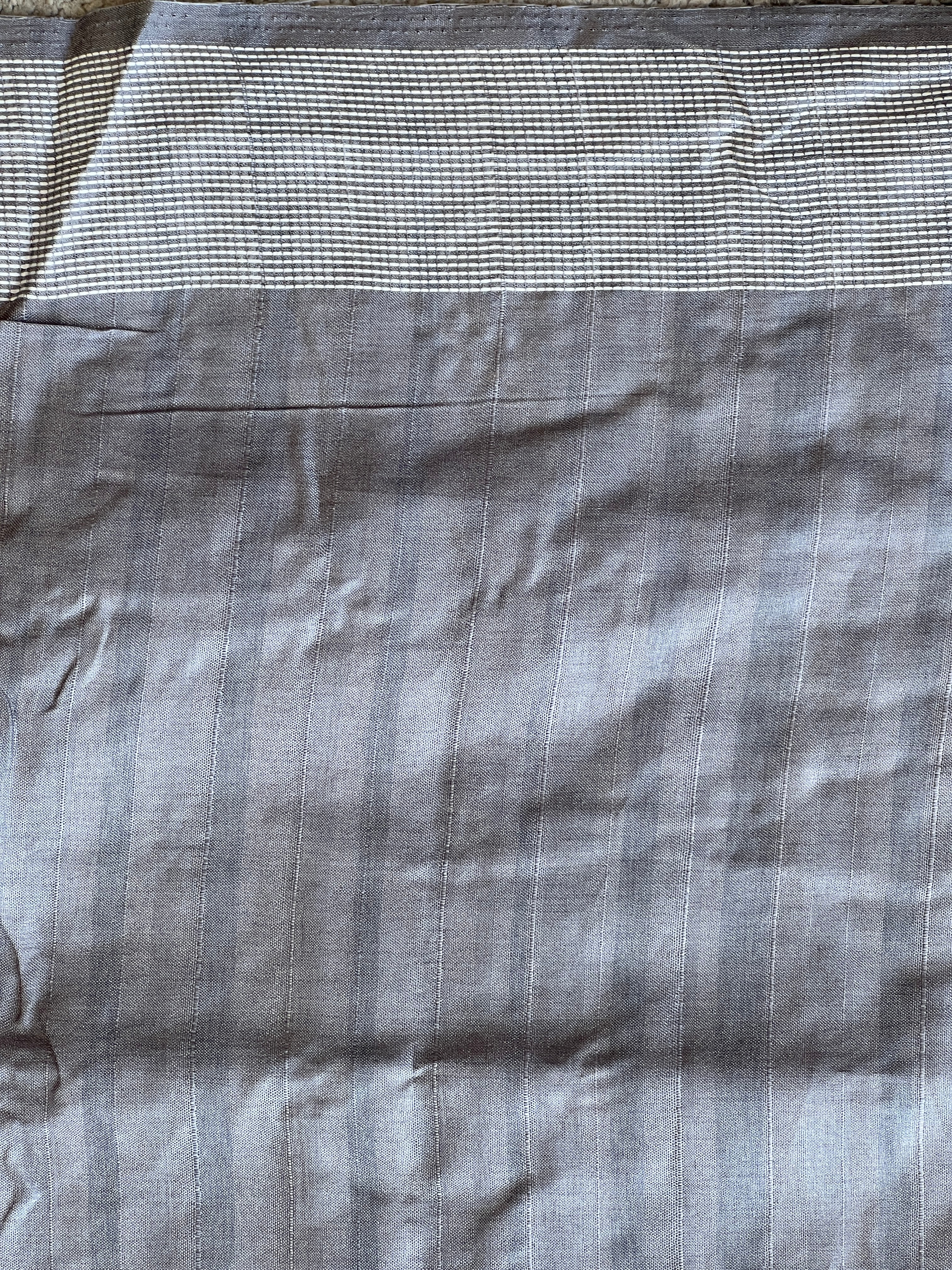 Lazy Daisy Machine Embroidered Tussar Finish Saree | SUN453